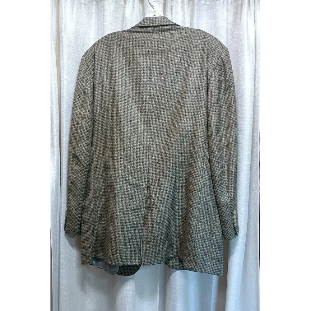 Southwick Men's 44T Tweed 2 Button Herringbone Wool Blazer Sport Coat Vintage‎